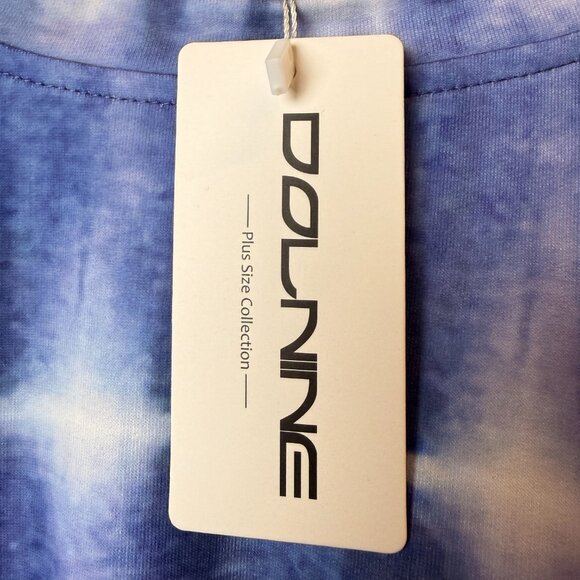 DOLNINE Plus-Size Women's 14W-20W Casual Sweatshirt Top Side Slit Pullover Shirt - Picture 9 of 12